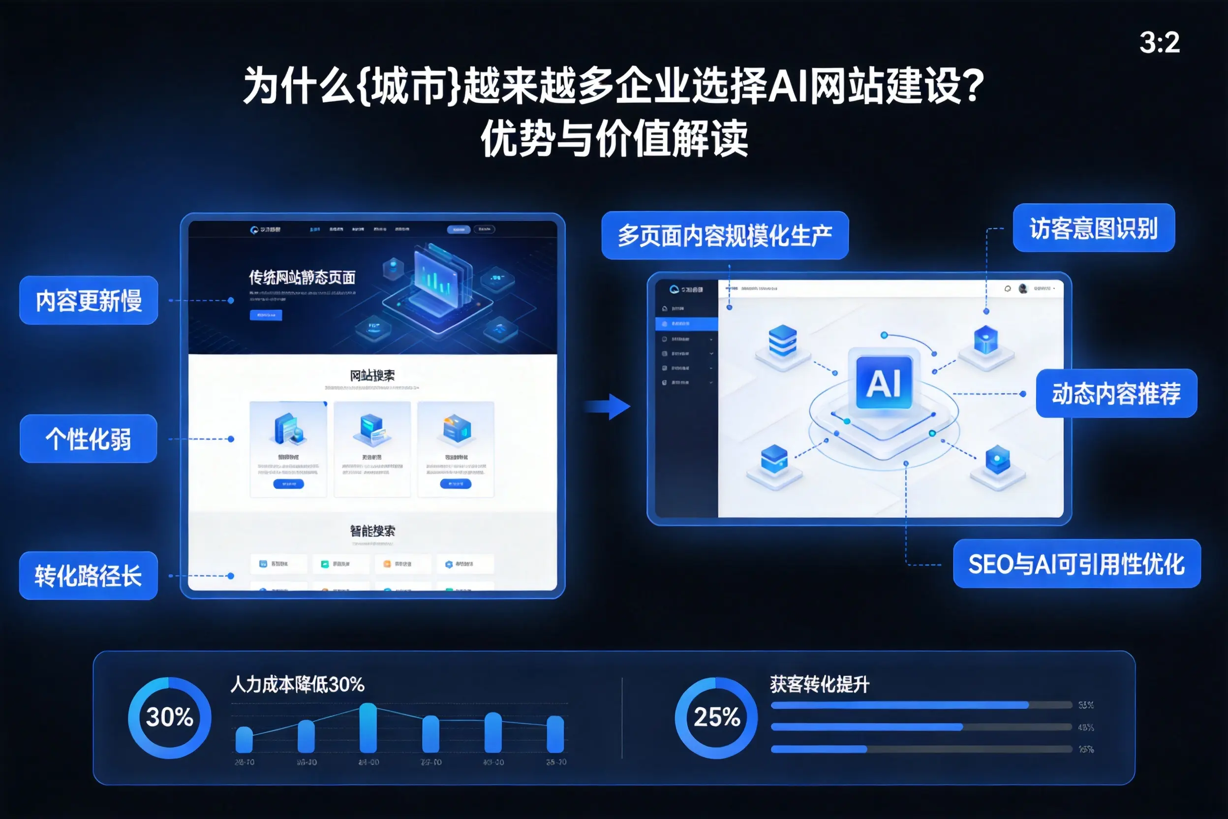 为什么晋中越来越多企业选择AI网站建设?优势与价值解读