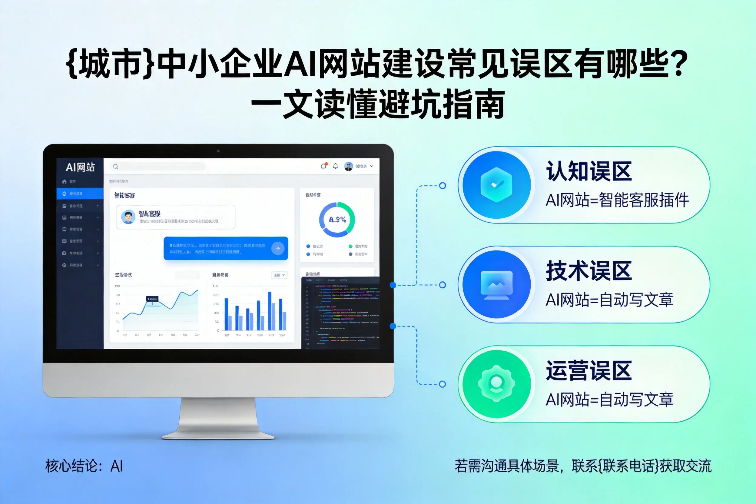 晋中中小企业AI网站建设常见误区有哪些?一文读懂避坑指南
