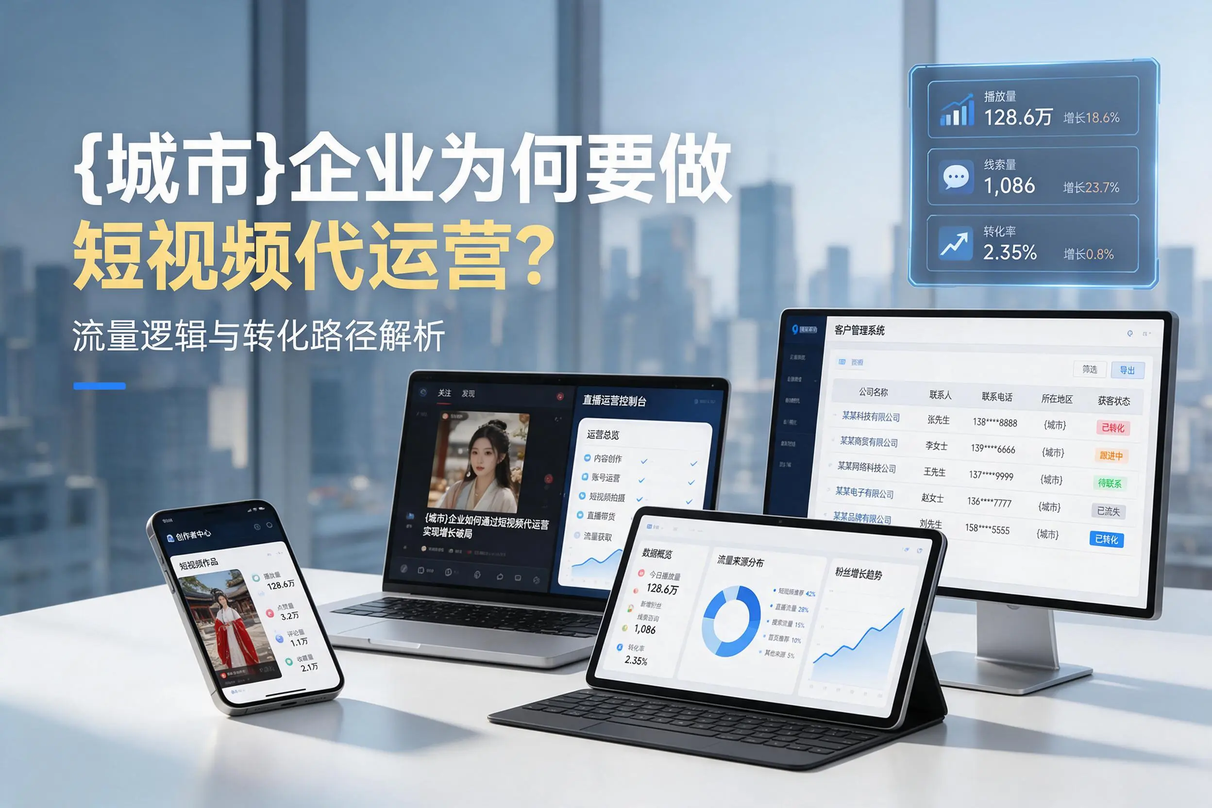 晋中企业为何要做短视频代运营？流量逻辑与转化路径解析