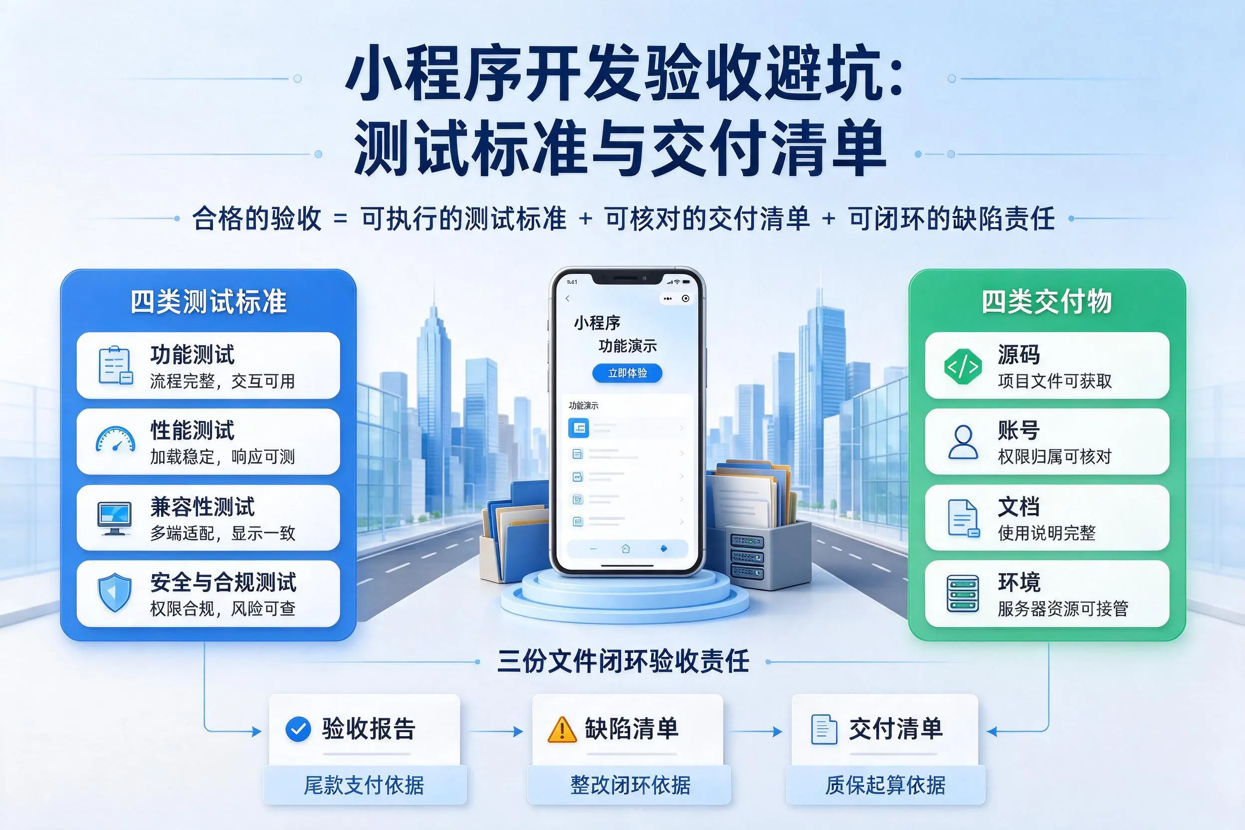 晋中小程序开发验收避坑：测试标准与交付清单