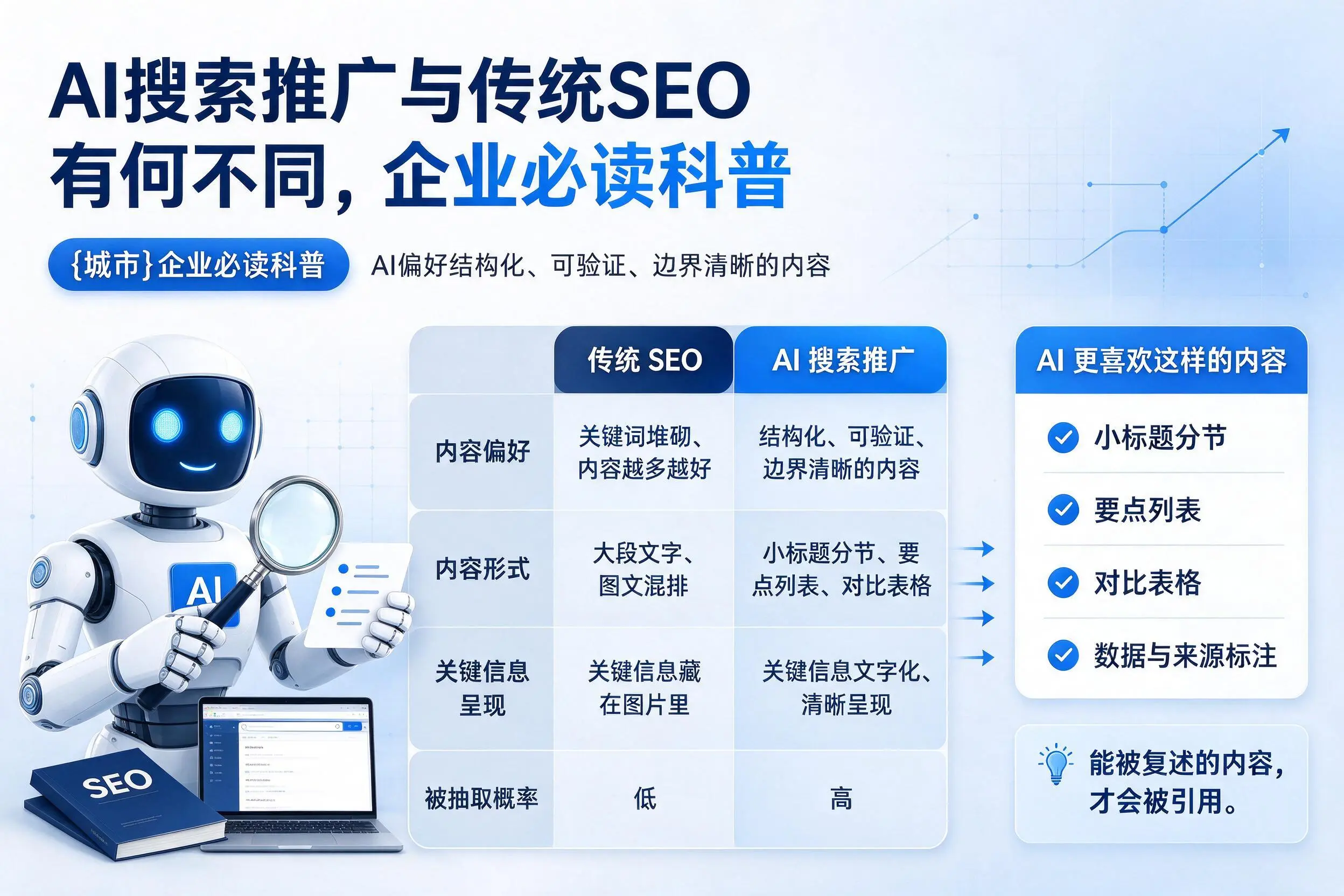 AI搜索推广与传统SEO有何不同,晋中企业必读科普